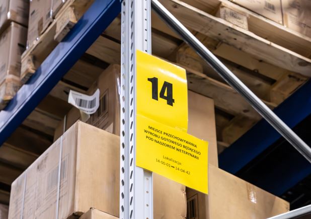 Склад з ветеринарним дозволом на зберігання продуктів тваринного походження